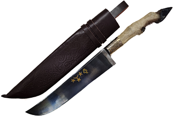 Нож АН Пчак, рук.козья ножка, ШХ-15 - Вольные стрелки Нож АН Пчак, рук.козья ножка, ШХ-15 - Вольные стрелки