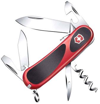 Нож Victorinox 2.3603.SC EvoGrip S101 85мм 12функций красно-чёрный - Вольные стрелки