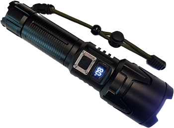 Фонарь ручной 6301-PM30-TG с индикатором заряда - Вольные стрелки