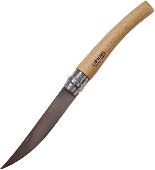 Нож Opinel №10 Effile, филейный, нерж., бук - Вольные стрелки