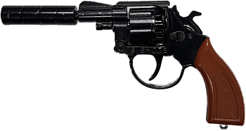 Револьвер с пистонами MN010, металл - Вольные стрелки Револьвер с пистонами MN010, металл - Вольные стрелки