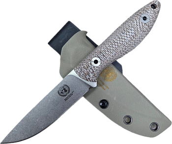 Нож Тактический Alpha Miu Polar, 440C, сер.бежевый, ножны - Вольные стрелки