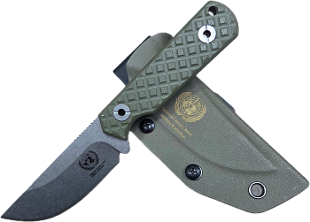Нож Тактический Alpha Miu Navy Seals, 440C, зеленый, ножны - Вольные стрелки