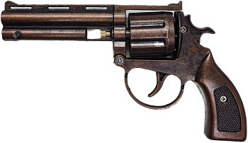 Револьвер с пистонами средний - Вольные стрелки Револьвер с пистонами средний - Вольные стрелки