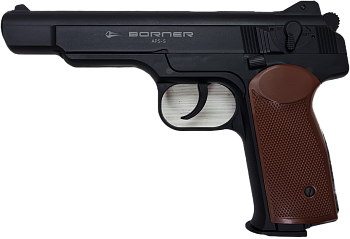 Пистолет пневматический BORNER APS-S Black, кал. 4,5 мм (пластик)/BBs - Вольные стрелки