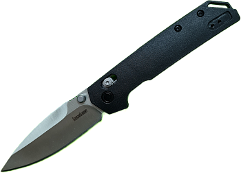 Нож реплика Kershaw Iridium 2038, D2 stonewash, ручка алюминий черная - Вольные стрелки Нож реплика Kershaw Iridium 2038, D2 stonewash, ручка алюминий черная - Вольные стрелки