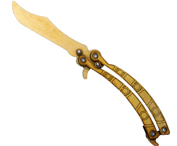 Сувенир, дерево, Нож Бабочка - Вольные стрелки